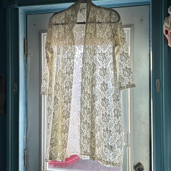 flower lace cardigan main image 0